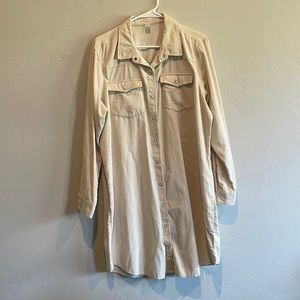 Old Navy corduroy knee length dress size xl